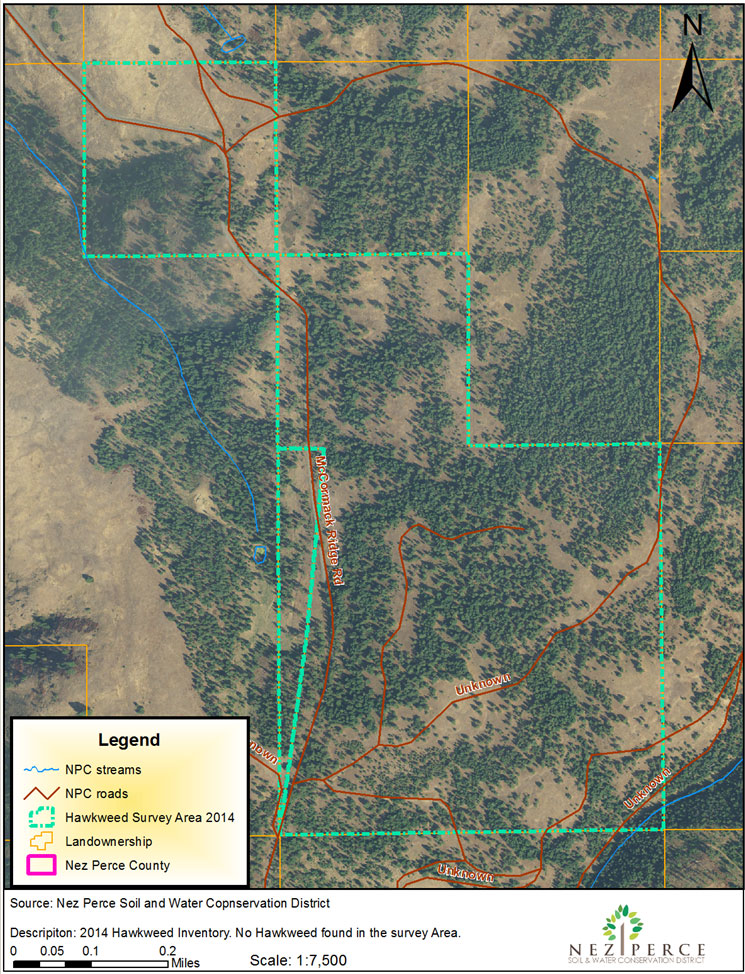 2014 Hawkweed Map