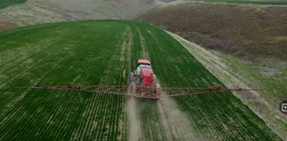 Sprayer in field