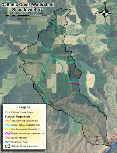 Catholic Creek Road Cut Inventory