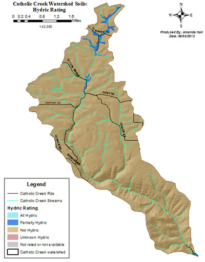 Catholic Creek Wetlands Map