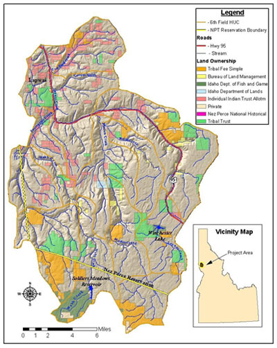 Lapwai Creek Location