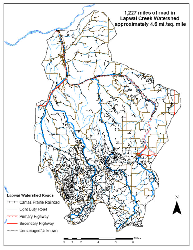 Lapwai Creek Roads