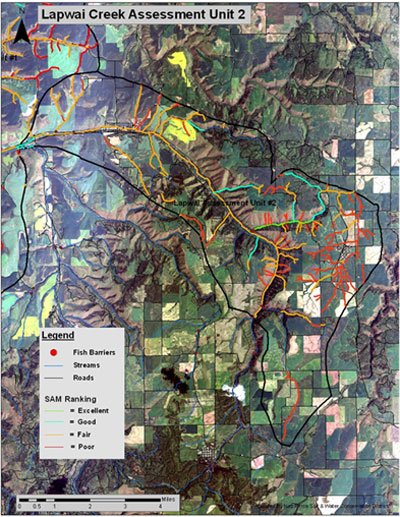 Lapwai Creek Stream Condition