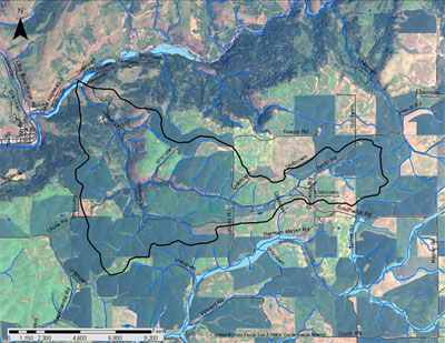 Wauncher Gulch Watershed hydric soils