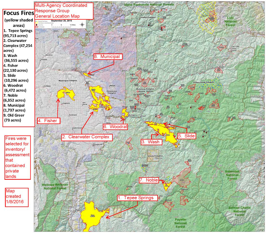 Fire inventory map